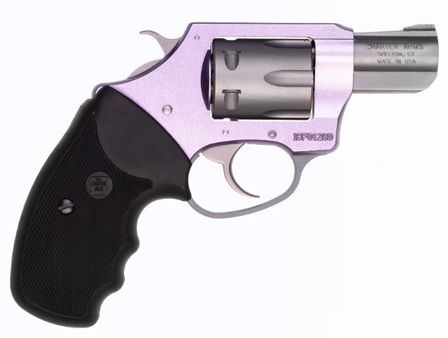 CHARTER ARMS LAVENDER LADY .22 LR ALUMINUM 8 SHOT 2IN FIXED STANDARD LAVENDER STAINLESS STEEL 52240 - Smith Savings Week